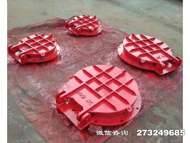 大城铸铁圆形暗渠拍门