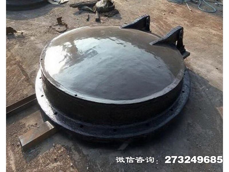 大城铸铁圆形应急排水拍门